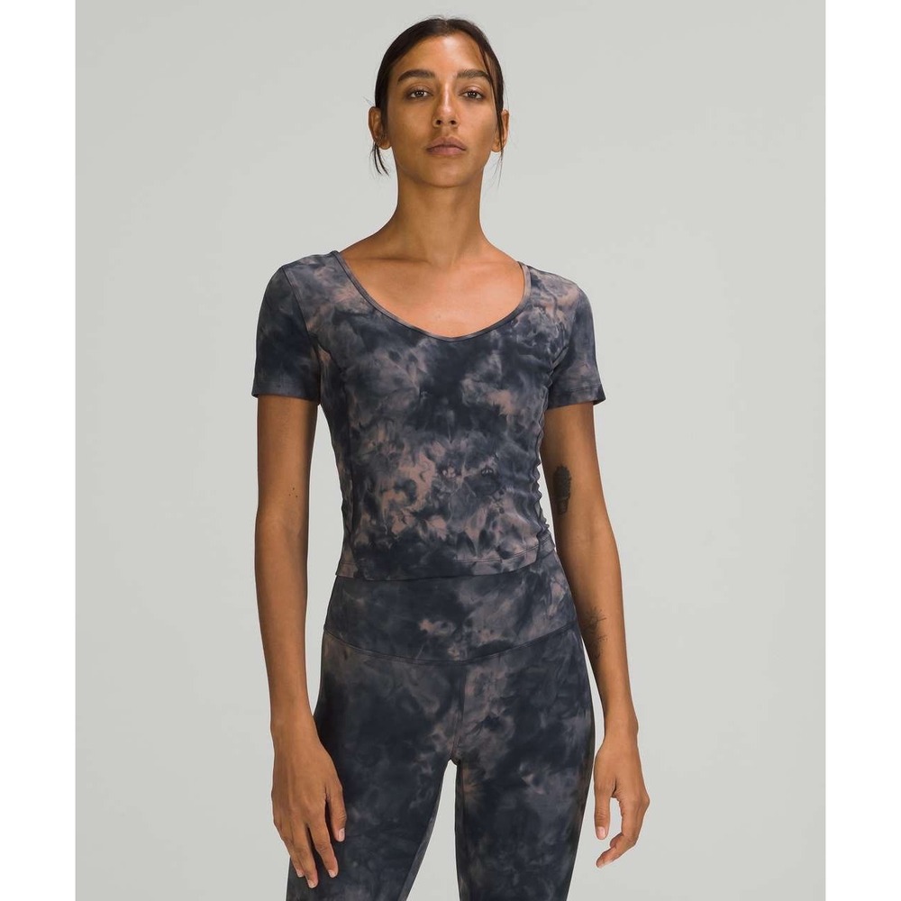 Lululemon Align T-shirt: 
Diamond Dye Lunar Rock True Navy